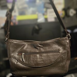 Stone & Co. Dark Brown Leather Shoulder Bag